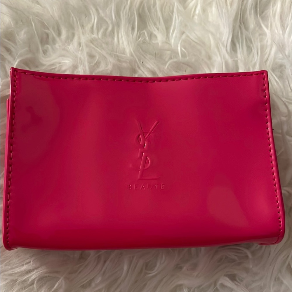 Yves Saint Laurent Bold Pink Cosmetic Case